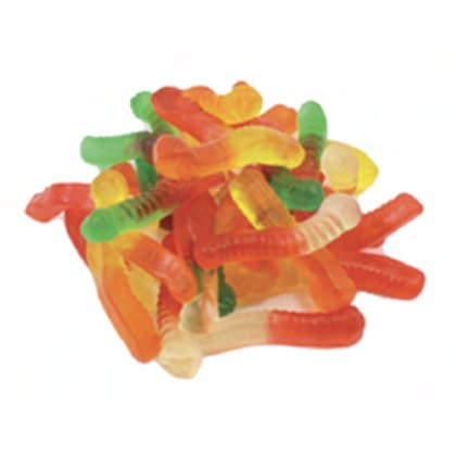 Clear Worms gummies
