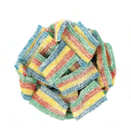 Mini Rainbow Belts gummies
